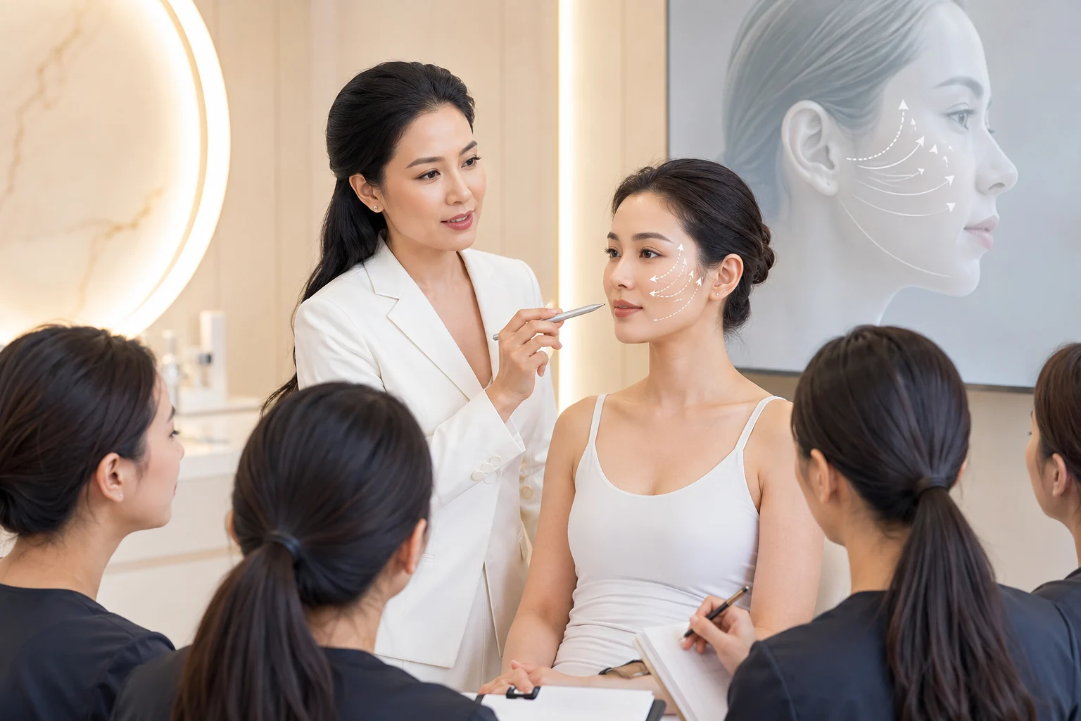 apple cheek lift before after phân tích khuôn mặt