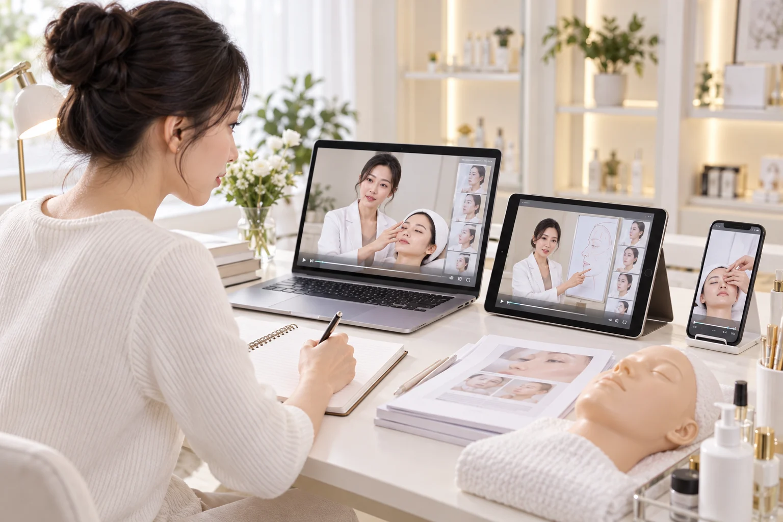 video khóa học thẩm mỹ dành cho bác sĩ và học viên