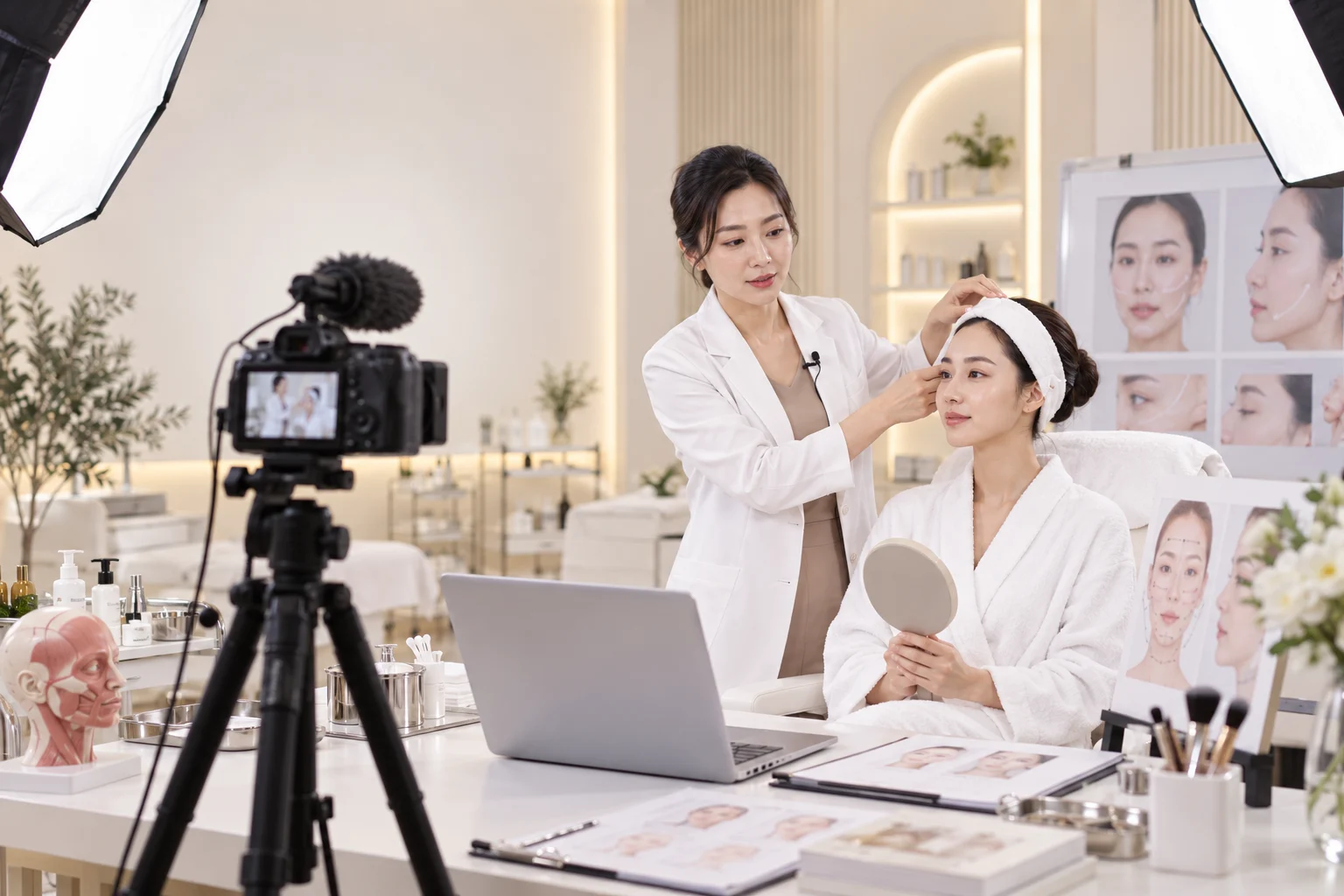 video khóa học thẩm mỹ về giải phẫu khuôn mặt