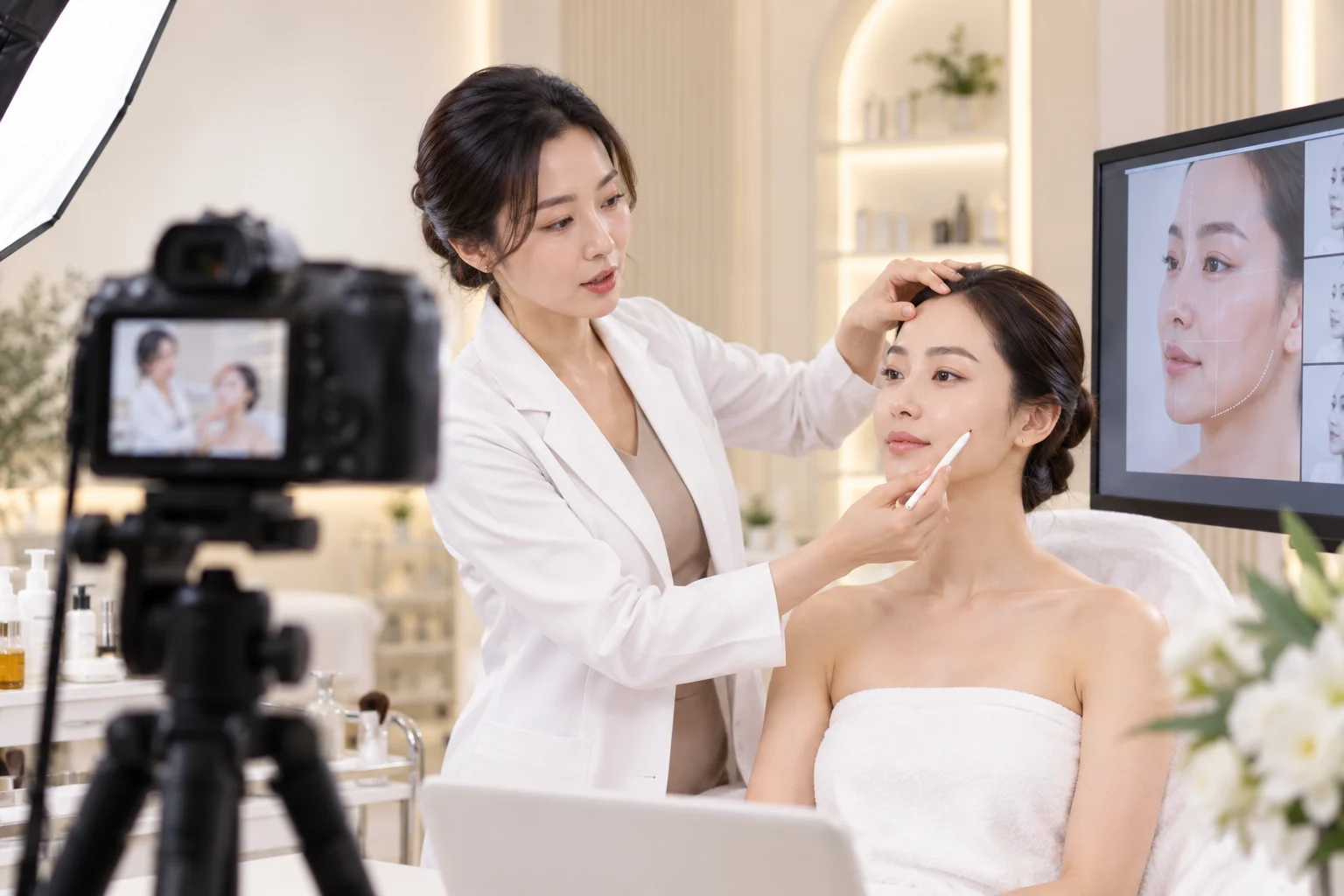 video khóa học thẩm mỹ phân tích khuôn mặt