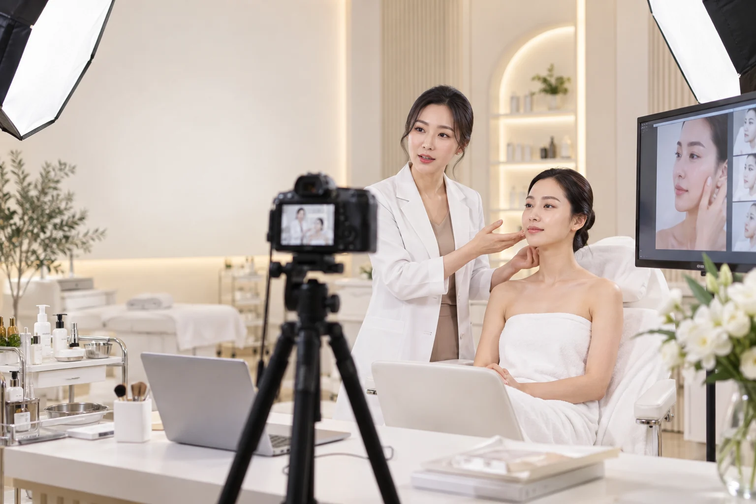 hoàn thành video khóa học thẩm mỹ chuyên sâu