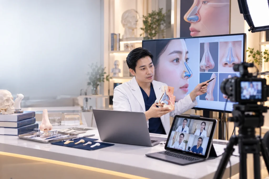 video nâng mũi cho bác sĩ online - hình ảnh 1