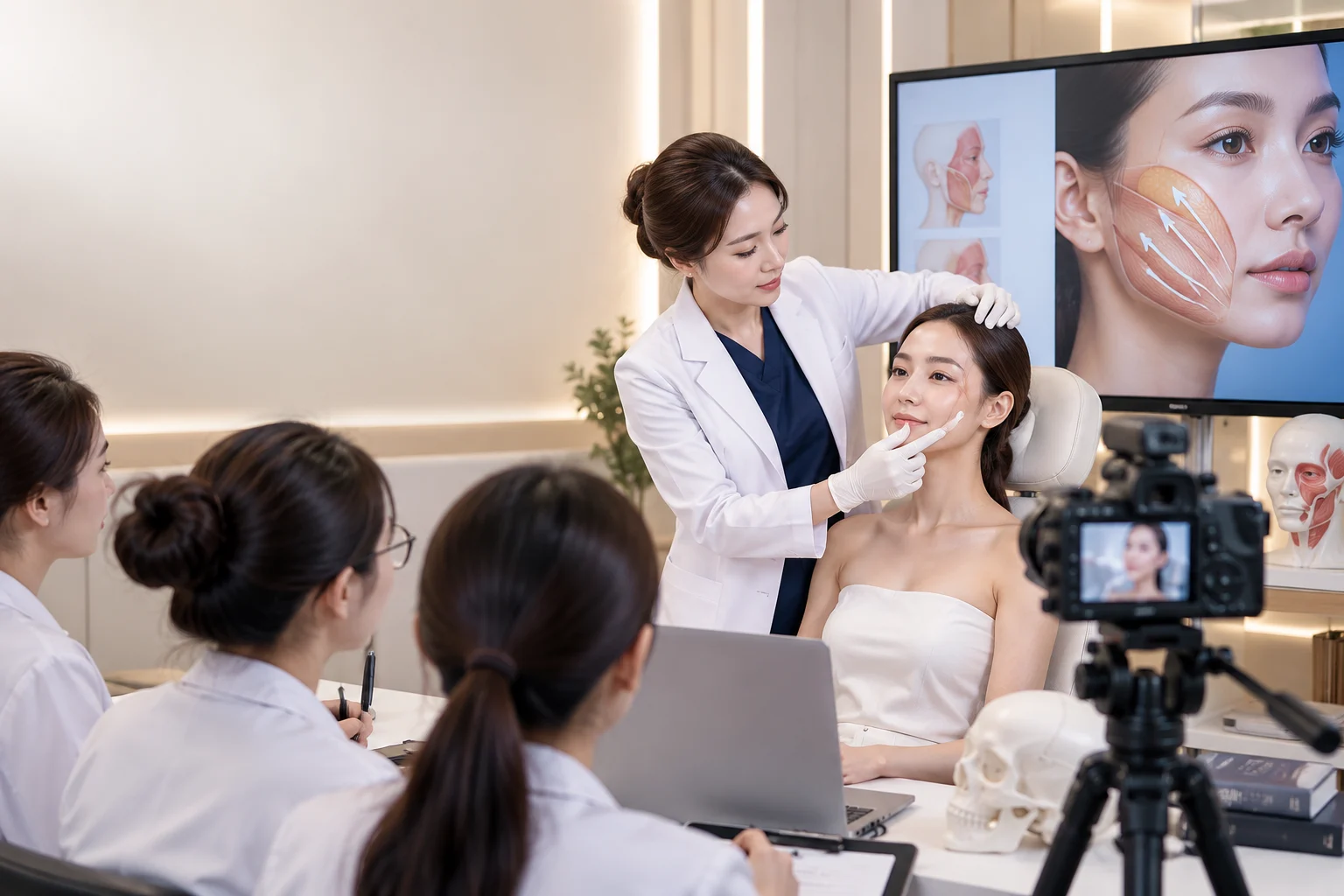 kỹ thuật nâng cơ táo và phân tích apple cheek