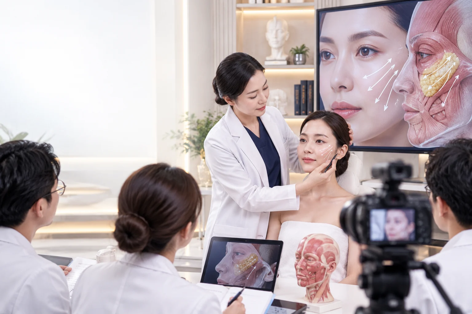 kỹ thuật nâng cơ táo tự nhiên và cân đối khuôn mặt