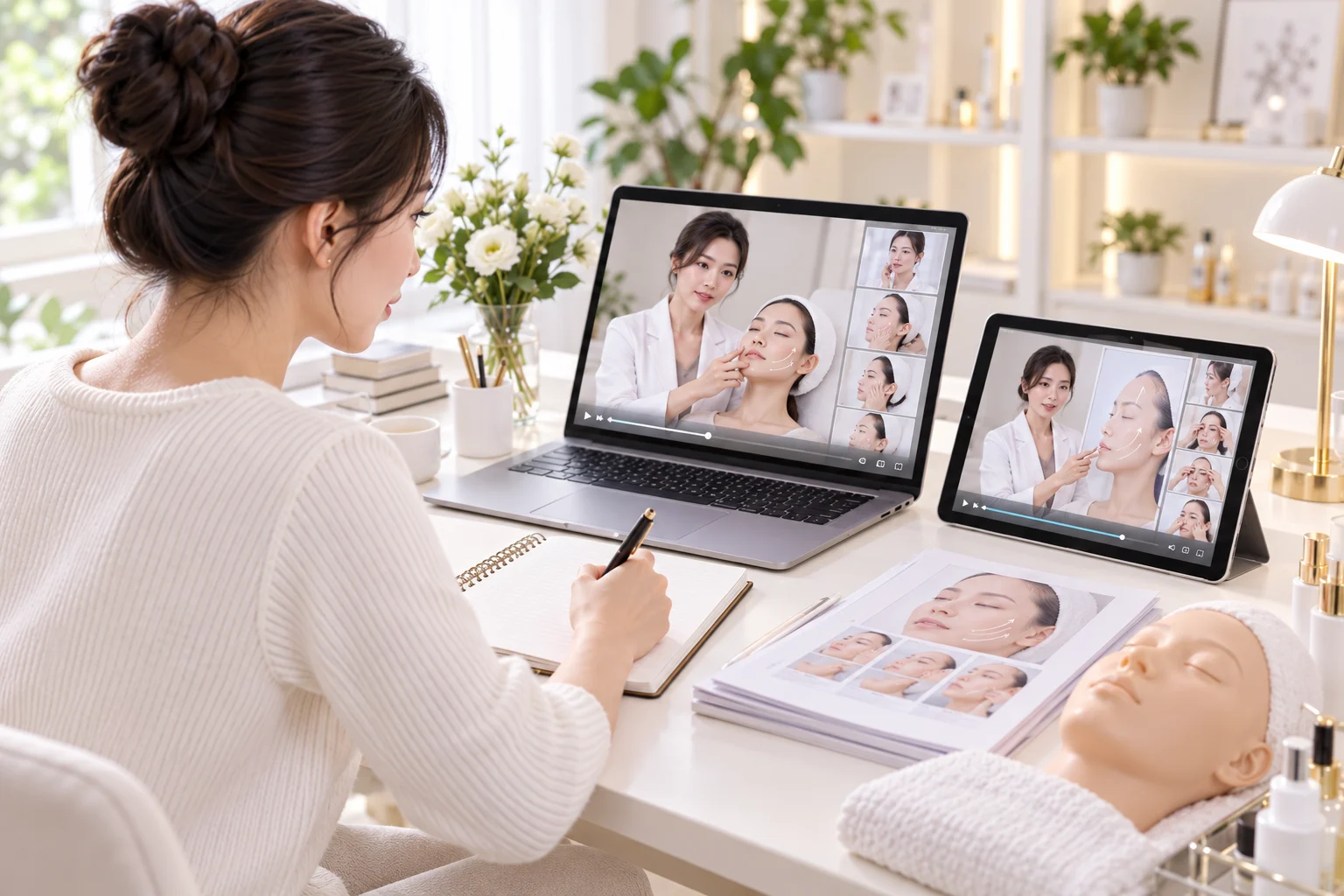 video kỹ thuật nâng cơ táo phân tích apple cheek
