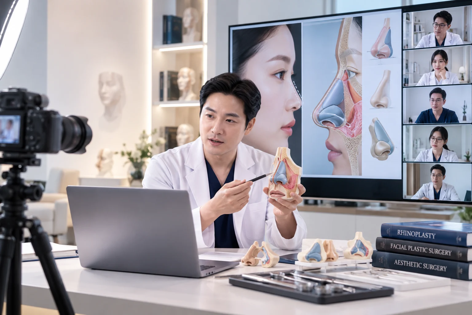 video nâng mũi cho bác sĩ online dành cho bác sĩ thẩm mỹ