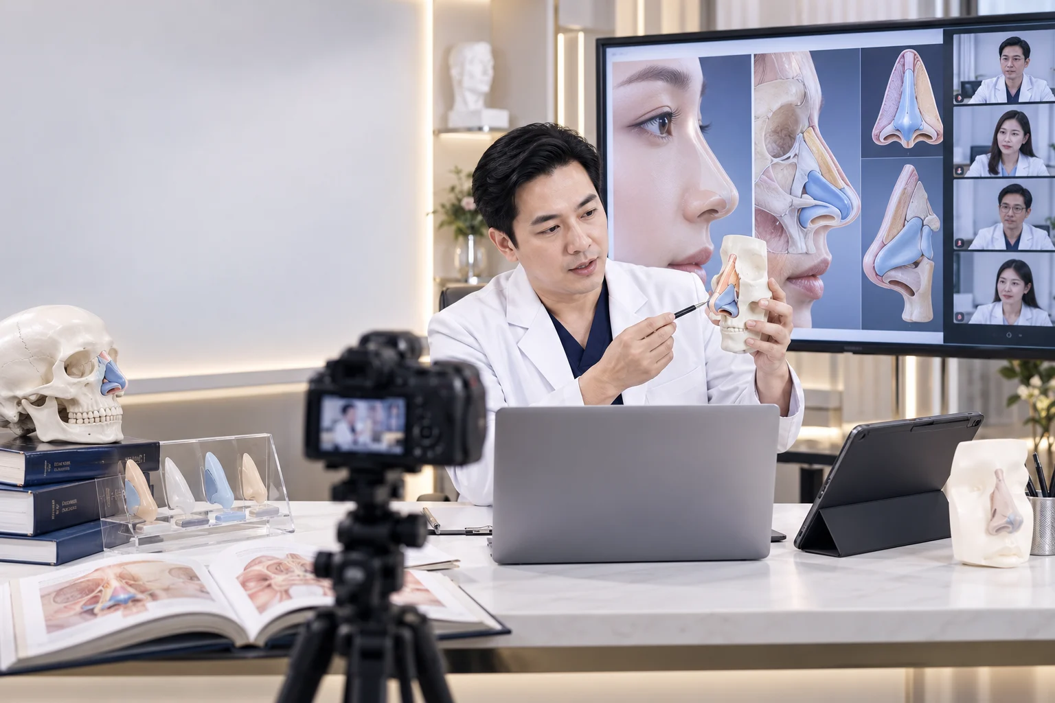 case study video nâng mũi cho bác sĩ online