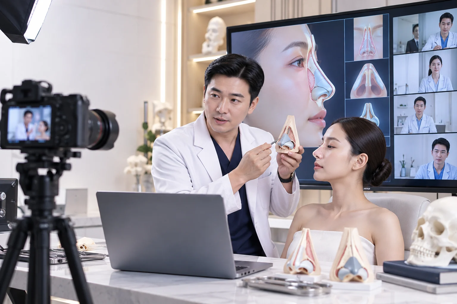lộ trình video nâng mũi cho bác sĩ online từ cơ bản đến nâng cao